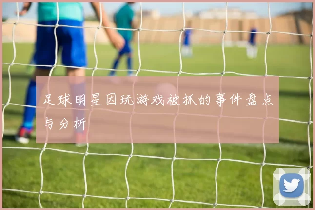足球明星因玩游戏被抓的事件盘点与分析